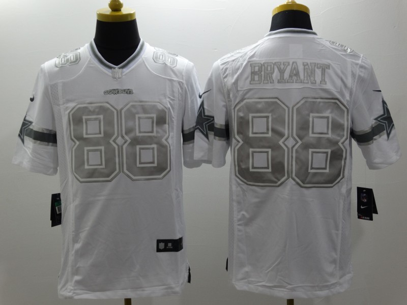 Men's Dallas Cowboys Dez Bryant #88 White Alternate Jersey